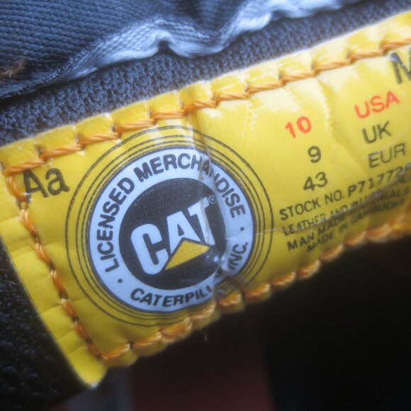 Caterpillar Men's Poe Chukka Leather Boots - Size 10. - Picture 8 of 11